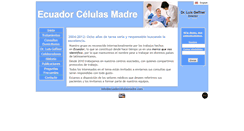 Desktop Screenshot of ecuadorcelulasmadre.com